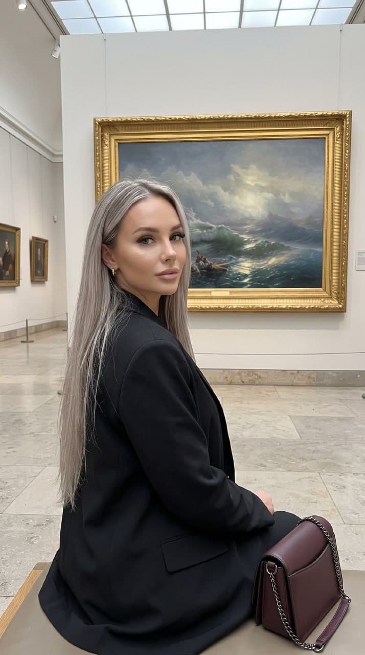 В галерее